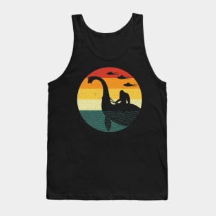 Bigfoot Loch Ness Monster Nessie Ufo Tank Top